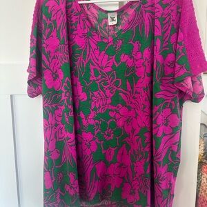 Sew In Love Pink Boxy Short Sleeve T-Shirt